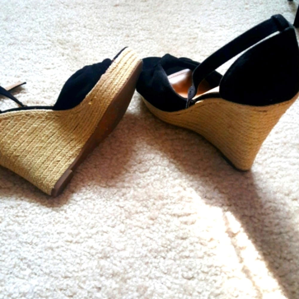 Black espradrilles wedges by Express - Picture 3 of 5